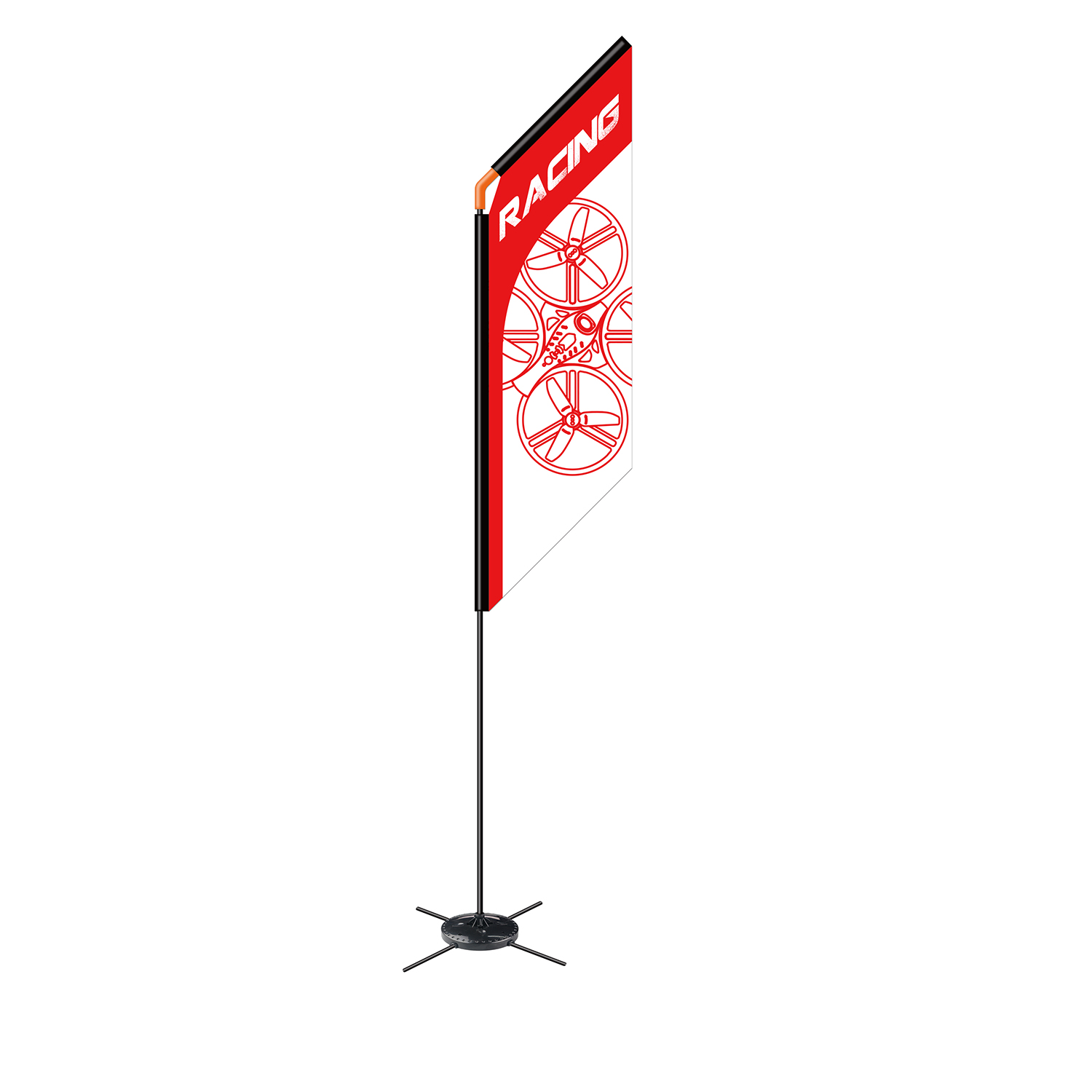 Drone Racing Flag - 560mm FPV Racer Vlag Drone Quad