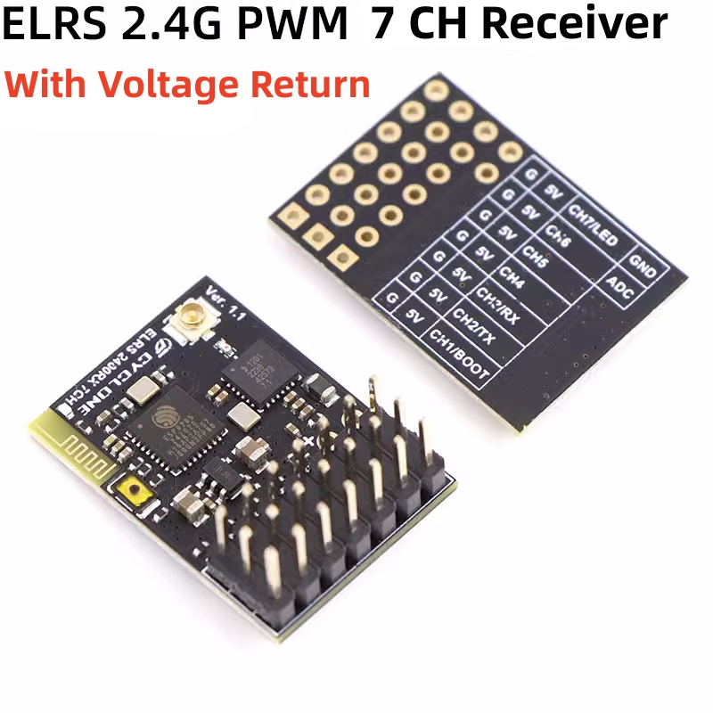 Drone Racing Receiver - Elrs 2.4G Pwm 7ch 6ch Crsf