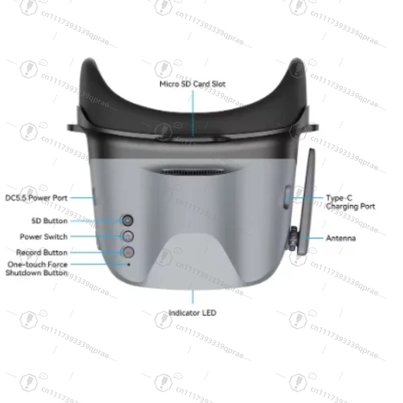 Drone Racing Goggles - Analoge FPV-bril BETAFPV VR04 4.3