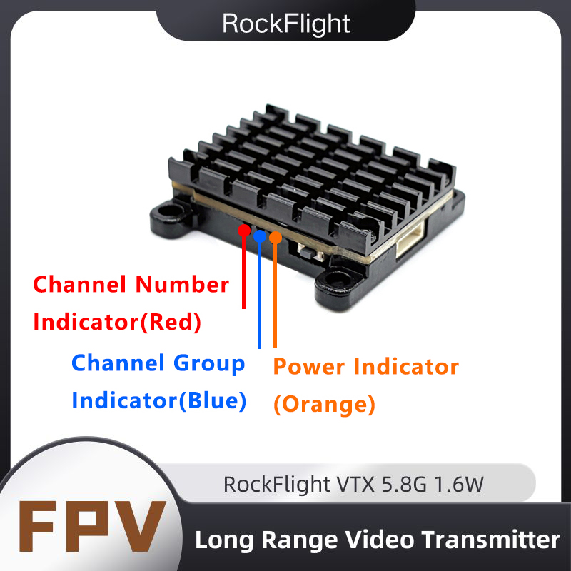 RockFlight TX663 VTX 5.8G 48CH - Drone Racing Transmitter recensie en prijs