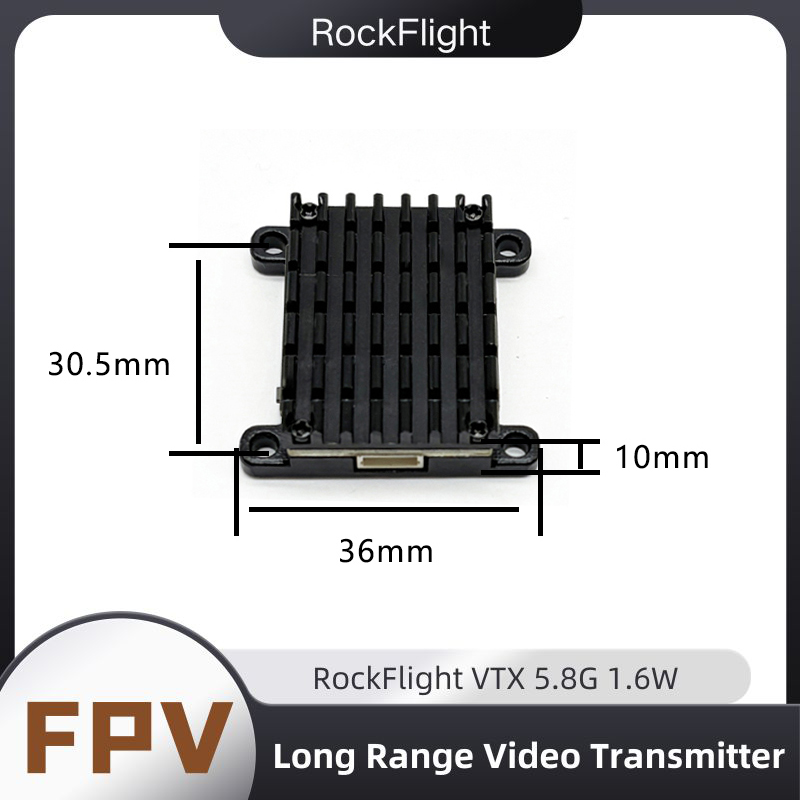 RockFlight TX663 VTX 5.8G 48CH - Drone Racing Transmitter recensie en prijs
